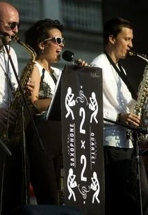2x2 Saxophone Quartet и Лина Нова. Джаз на сцене Noisy River — Noisy River — афиша Санкт-Петербурга