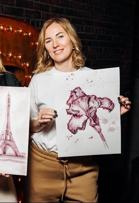 Арт-вечеринка Artvibes. Рисуем вином в ресторане "Тиландер" — Tillander — афиша Санкт-Петербурга