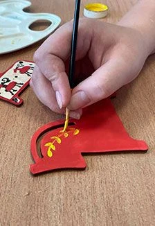 Деревянная игрушка в народном стиле. Мастер-класс по росписи — ДШИ Верхнеуслонского района — афиша Верхний Услон