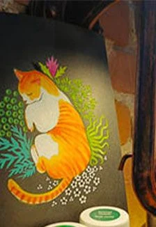 Кот на лужайке. Музейное занятие по рисованию — Музей ИЗО — афиша