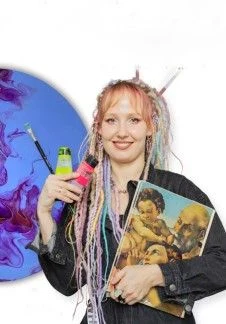 Мастер-класс по флюид-арту Ксении Дудкиной — Кузбасский центр искусств — афиша