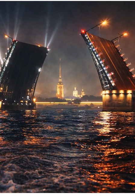 Под разведенными мостами — Причал на Набережной реки Фонтанки 53 — афиша