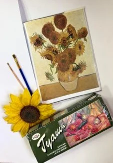 Подсолнухи Ван Гога. Мастер-класс — Детская художественная школа №7 — афиша Казань