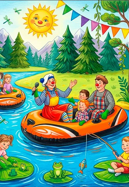 Синяя река: Бэби-спектакль — Театр-праздник "Новый Стиль" — афиша Санкт-Петербурга