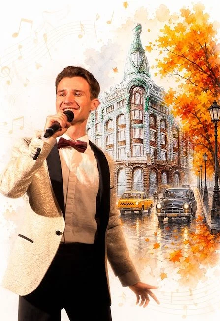 «Вдоль по Питерской» Максим Стафеев, концерт - шлягеры эстрады — Дом Шрёдера. Мастерская Анастасии Козельской — афиша Санкт-Петербург