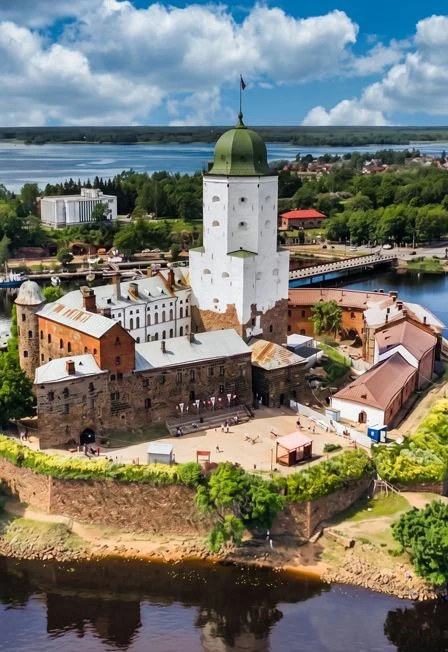 Выборг из Петербурга: замок рыцарей и Монрепо за 1 день — Экскурсии отправление от ул. Думская, д.2. Киоск "Турсервис" — афиша Санкт-Петербурга