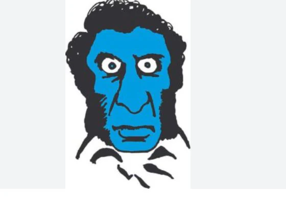 Логотип Синий Пушкин